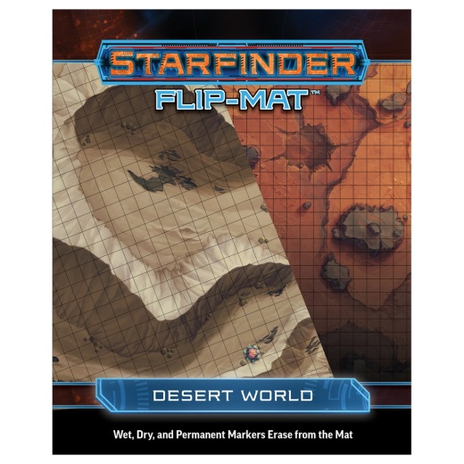 Starfinder RPG: Flip-Mat - Desert World i gruppen SÄLLSKAPSSPEL / Rollspel / Starfinder hos Spelexperten (PZO7320)