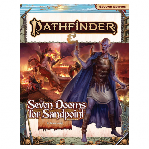 Pathfinder RPG: Adventure Path - Seven Dooms for Sandpoint (Softcover) i gruppen SÄLLSKAPSSPEL / Rollspel / Pathfinder hos Spelexperten (PZO90200SC)