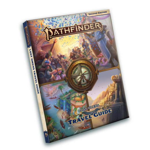 Pathfinder RPG: Lost Omens - Travel Guide i gruppen SÄLLSKAPSSPEL / Rollspel / Pathfinder hos Spelexperten (PZO9313)