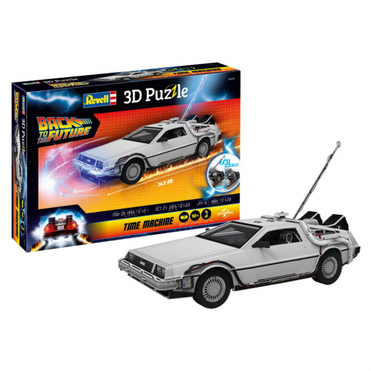 Revell - Back to the Future Time Machine i gruppen PUSSEL / 3D pussel hos Spelexperten (R-00221)