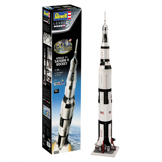 Revell - Apollo 11 Saturn V Rocket 1:96 i gruppen PUSSEL / Modellbyggen / Revell hos Spelexperten (R-03704)