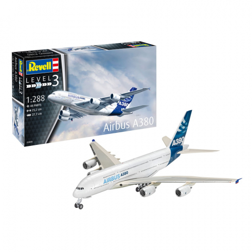 Revell - Airbus A380 1:288 i gruppen PUSSEL / Modellbyggen / Revell / Fordon hos Spelexperten (R-03808)