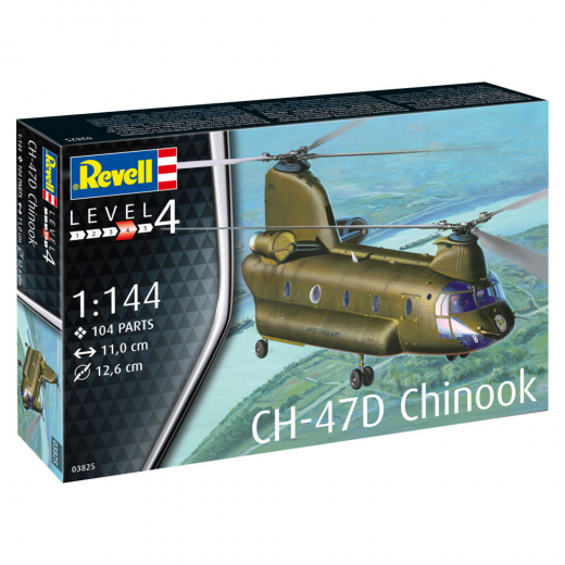 Revell - CH-47D Chinook 1:144 i gruppen PUSSEL / Modellbyggen / Revell / Stridsfordon hos Spelexperten (R-03825)