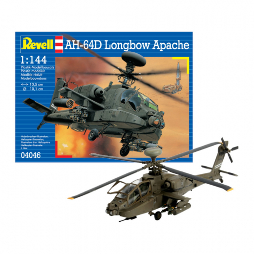 Revell - AH-64D Longbow Apache 1:144 i gruppen PUSSEL / Modellbyggen / Revell / Stridsfordon hos Spelexperten (R-04046)