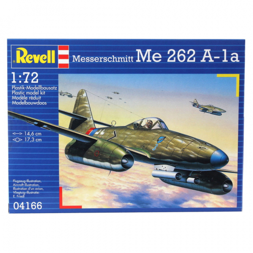 Revell - Messerschmitt Me 262 A-1a 1:72 - 56 Bitar i gruppen PUSSEL / Modellbyggen / Revell / Stridsfordon hos Spelexperten (R-04166)