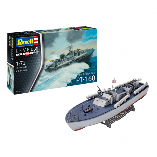 Revell - Patrol Torpedo Boat PT-160 1:72 i gruppen PUSSEL / Modellbyggen / Revell / Stridsfordon hos Spelexperten (R-05175)