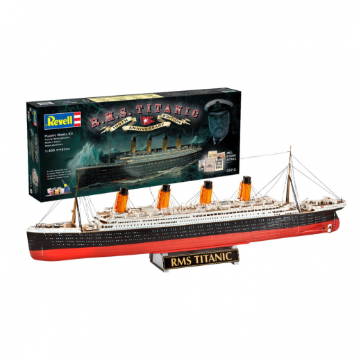Revell - Gift Set R.M.S. Titanic 100th Anniversary 1:400 i gruppen PUSSEL / Modellbyggen / Revell / Fordon hos Spelexperten (R-05715)