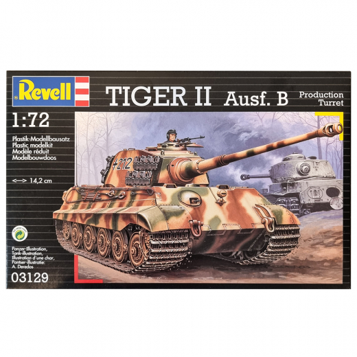 Revell - Tiger II Ausf. B 1:72 i gruppen PUSSEL / Modellbyggen / Revell / Stridsfordon hos Spelexperten (R-3129)