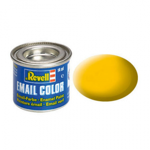 Revell - Yellow, Matt 14 ml i gruppen PUSSEL / Modellbyggen / Revell / Färg, penslar och lim hos Spelexperten (R-32115)