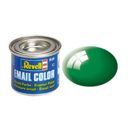 Revell - Emerald Green, Gloss 14 ml i gruppen PUSSEL / Modellbyggen / Revell / Färg, penslar och lim hos Spelexperten (R-32161)