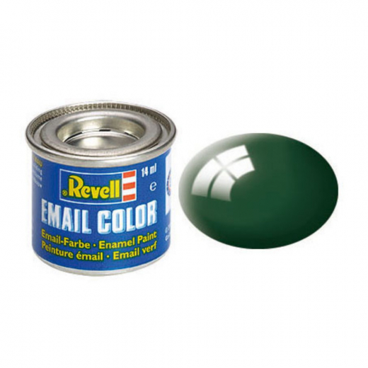 Revell - Moss Green, Gloss 14 ml i gruppen PUSSEL / Modellbyggen / Revell / Färg, penslar och lim hos Spelexperten (R-32162)