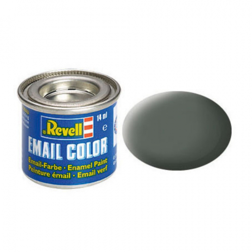 Revell - Olive Grey, Matt 14 ml i gruppen PUSSEL / Modellbyggen / Revell / Färg, penslar och lim hos Spelexperten (R-32166)