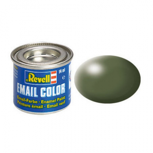 Revell - Olive Green, Silk 14 ml i gruppen PUSSEL / Modellbyggen / Revell / Färg, penslar och lim hos Spelexperten (R-32361)