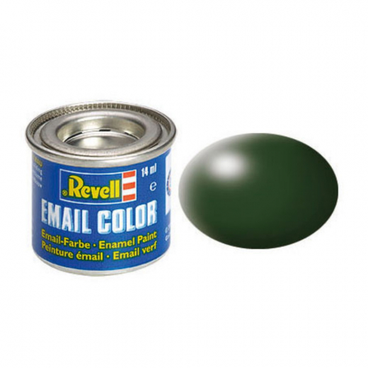Revell - Dark Green, Silk 14 ml i gruppen PUSSEL / Modellbyggen / Revell / Färg, penslar och lim hos Spelexperten (R-32363)