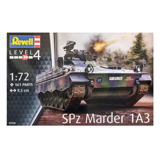 Revell - SPz Marder 1A3 1:72 - 161 Bitar i gruppen PUSSEL / Modellbyggen / Revell / Stridsfordon hos Spelexperten (R-3326)