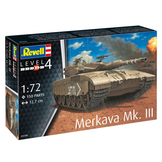 Revell - Merkava MK. lll 1:72 - 150 Bitar i gruppen PUSSEL / Modellbyggen / Revell / Stridsfordon hos Spelexperten (R-3340)