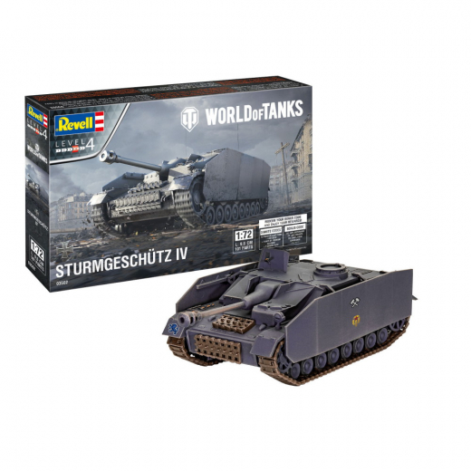 Revell World of Tanks - Sturmgeschütz IV 1:72 - 101 Bitar i gruppen PUSSEL / Modellbyggen / Revell / Stridsfordon hos Spelexperten (R-3502)