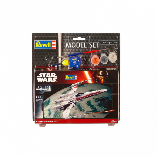 Revell Star Wars Model Set - X-Wing Fighter 1:112 - 21 Bitar i gruppen PUSSEL / Modellbyggen / Revell / Star Wars hos Spelexperten (R-3601)