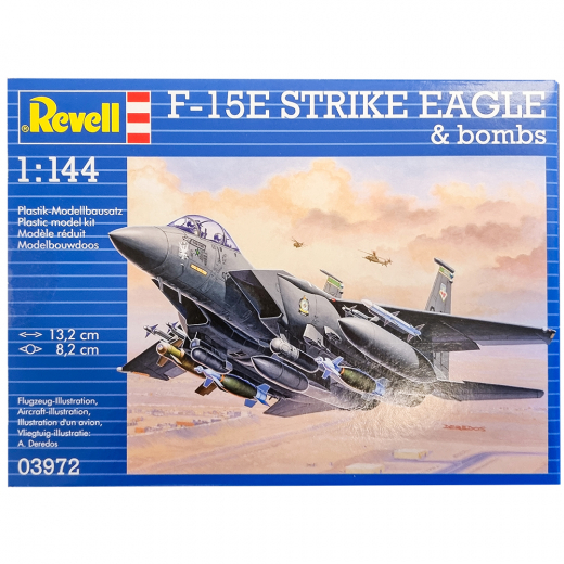 Revell - F-15E Strike Eagle & Bombs 1:144 - 70 Bitar i gruppen PUSSEL / Modellbyggen / Revell / Stridsfordon hos Spelexperten (R-3972)