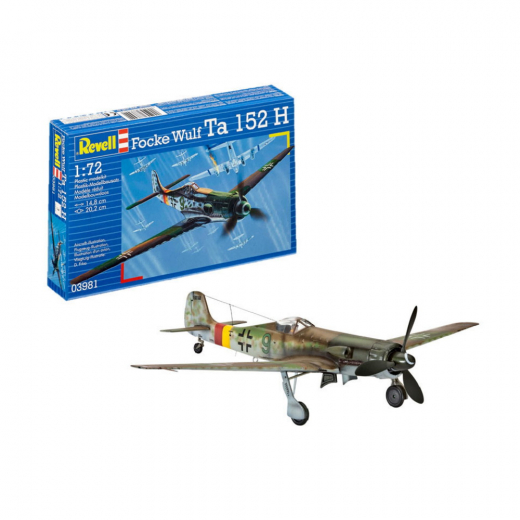 Revell - Focke Wulf Ta 152 H 1:72 - 39 Bitar i gruppen PUSSEL / Modellbyggen / Revell / Stridsfordon hos Spelexperten (R-3981)