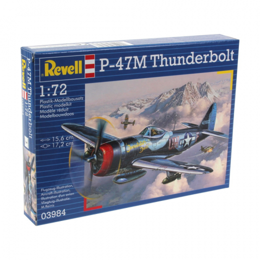 Revell - P-47M Thunderbolt 1:72 - 67 Bitar i gruppen PUSSEL / Modellbyggen / Revell / Stridsfordon hos Spelexperten (R-3984)