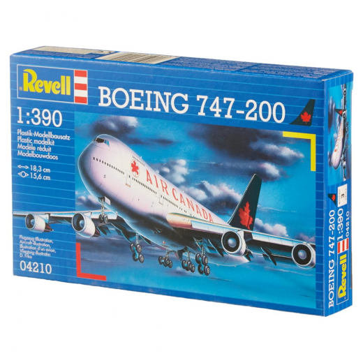 Revell - Boeing 747-200 1:390 - 60 Bitar i gruppen PUSSEL / Modellbyggen / Revell / Fordon hos Spelexperten (R-4210)
