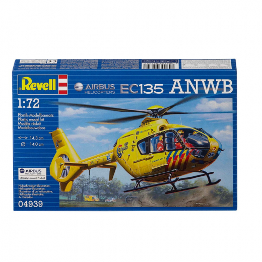 Revell - Airbus EC135 ANWB 1:72 i gruppen PUSSEL / Modellbyggen / Revell / Fordon hos Spelexperten (R-4939)