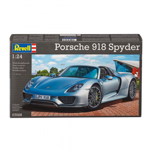 Revell - Porsche 918 Spyder 1:24 - 129 Bitar i gruppen PUSSEL / Modellbyggen / Revell / Fordon hos Spelexperten (R-7026)