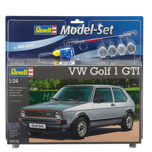 Revell Model Set - VW Golf 1 GTI 1:24 - 121 Bitar i gruppen PUSSEL / Modellbyggen / Revell / Fordon hos Spelexperten (R-7072kit)