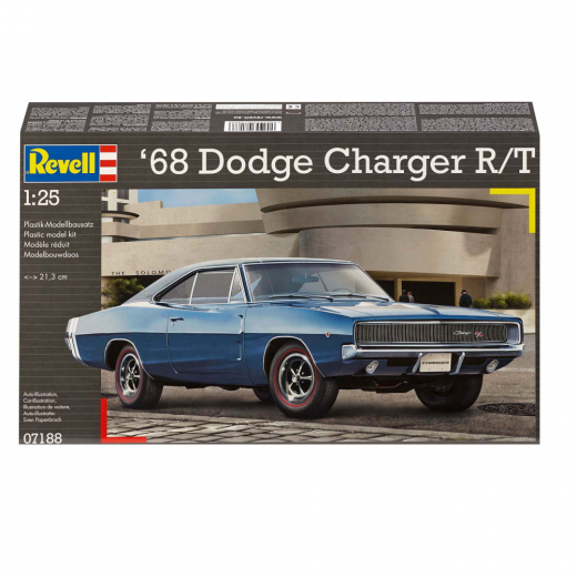 Revell - ´68 Dodge Charger R/T 1:25 - 139 Bitar i gruppen PUSSEL / Modellbyggen / Revell / Fordon hos Spelexperten (R-7188)