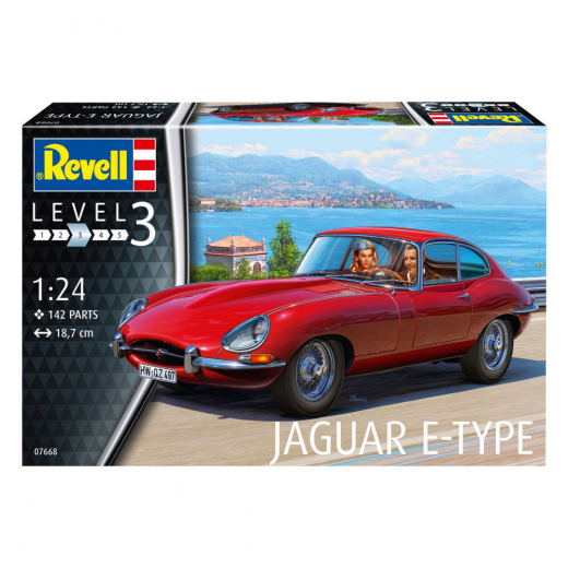 Revell - Jaguar E-Type 1:24 - 142 Bitar i gruppen PUSSEL hos Spelexperten (R-7668)