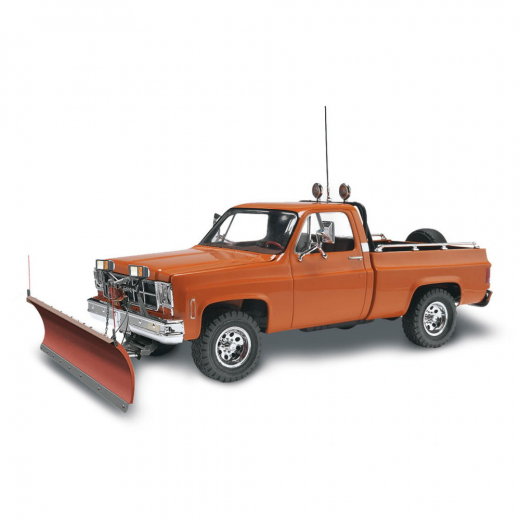 Revell - GMC Pickup with Snow Plow 1:24 - 119 Bitar i gruppen PUSSEL / Modellbyggen / Revell / Fordon hos Spelexperten (R-85-7222)