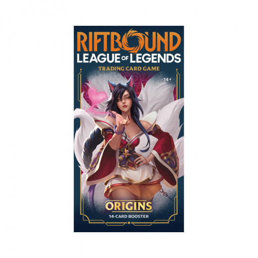 Riftbound: League of Legends TCG - Origins Booster Pack i gruppen SÄLLSKAPSSPEL / Kortspel hos Spelexperten (RB-01BD01-EN-BOS)