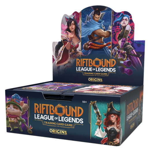 Riftbound: League of Legends TCG - Origins Booster Display i gruppen SÄLLSKAPSSPEL / Kortspel hos Spelexperten (RB-01BD01-EN-DIS)