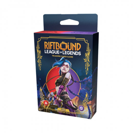 Riftbound: League of Legends TCG - Origins Jinx Champion Deck i gruppen SÄLLSKAPSSPEL / Kortspel hos Spelexperten (RB-01PD01-EN)