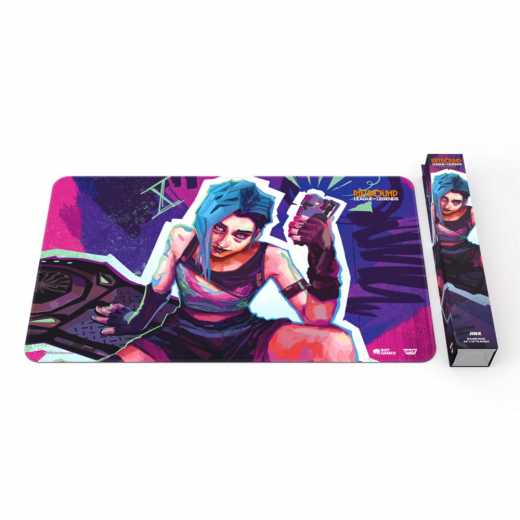 Riftbound: League of Legends TCG - Origins Jinx Playmat i gruppen SÄLLSKAPSSPEL / Tillbehör / Övriga hos Spelexperten (RB-01PM01-EN)