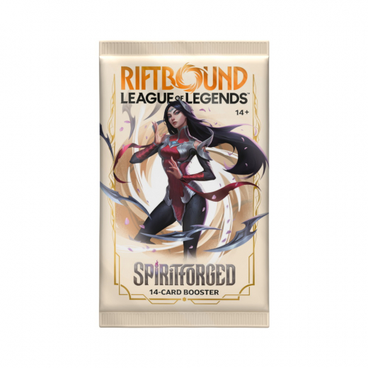 Riftbound: League of Legends TCG - Spiritforged Booster Pack i gruppen SÄLLSKAPSSPEL / Kortspel hos Spelexperten (RB02BD01EN-BOS)
