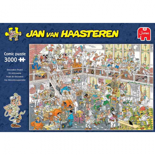 SKADAT Jan van Haasteren Pussel: Renovation Project 3000 Bitar i gruppen Fyndhörna hos Spelexperten (REA-1110100524)