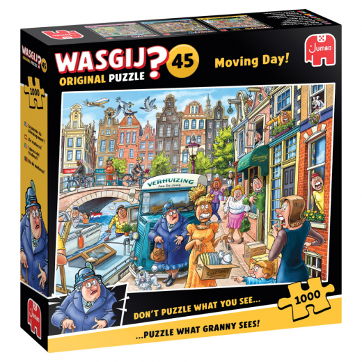 SKADAT Wasgij? Original #45 - Moving Day! 1000 Bitar i gruppen Fyndhörna hos Spelexperten (REA-1110100588)