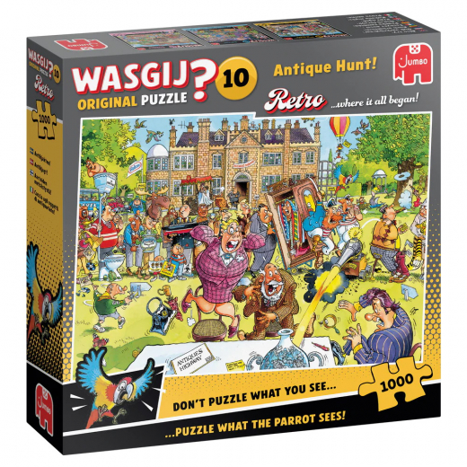SKADAT Wasgij? Retro Original #10 - Antique Hunt! 1000 Bitar i gruppen Fyndhörna hos Spelexperten (REA-1110100800)