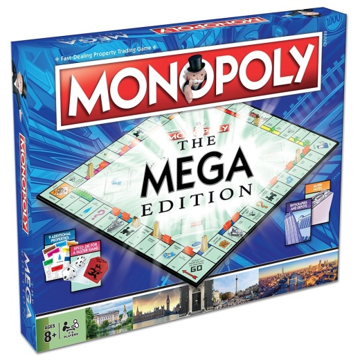 SKADAT Monopoly - The Mega Edition i gruppen Fyndhörna hos Spelexperten (REA-120278)
