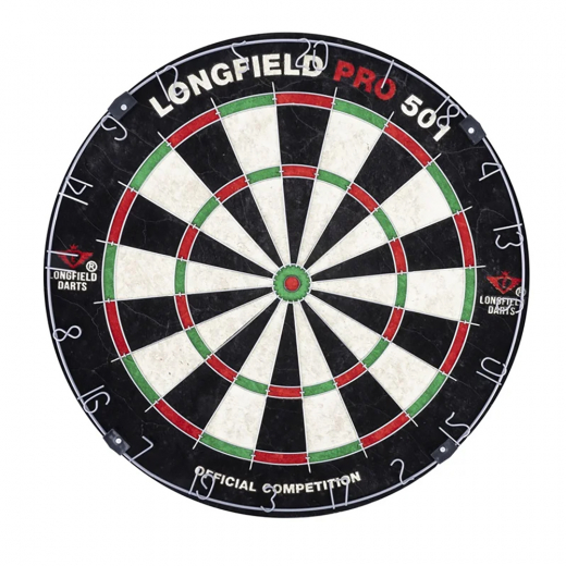 SKADAT Longfield Darts Dartboard Pro 501 i gruppen Fyndhörna hos Spelexperten (REA-65004C)