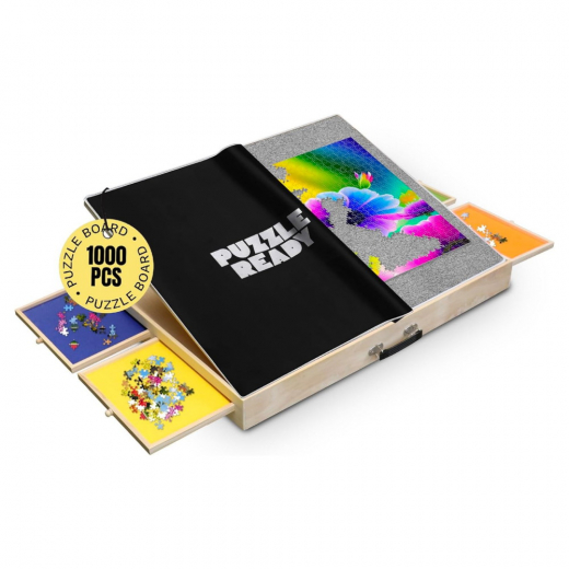 SKADAT Pusselbräda med lådor och täckmatta i gruppen Fyndhörna hos Spelexperten (REA-EB-PZ-002)