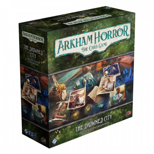 SKADAT Arkham Horror: TCG - The Drowned City Investigator Expansion i gruppen Fyndhörna hos Spelexperten (REA-FAHC83)