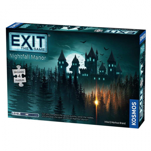 SKADAT Exit: Puzzle - Nightfall Manor i gruppen Fyndhörna hos Spelexperten (REA-KOS1662)