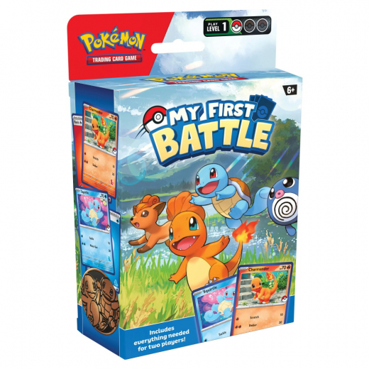 SKADAT Pokémon TCG: My First Battle - Charmander & Squirtle i gruppen Fyndhörna hos Spelexperten (REA-POK85253-CHA)