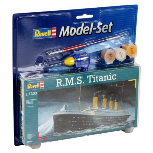 SKADAD Revell - Model Set R.M.S. Titanic 1:1200 i gruppen Fyndhörna hos Spelexperten (REA-R-65804)