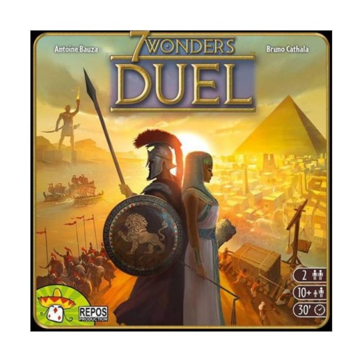 SKADAT 7 Wonders Duel (Swe) i gruppen Fyndhörna hos Spelexperten (REA-REP7DUNOR)