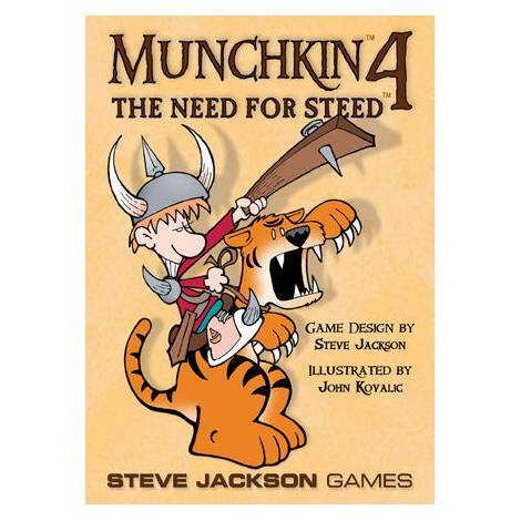 SKADAT Munchkin 4 - The Need for Steed (Exp.) i gruppen Fyndhörna hos Spelexperten (REA-SJG1444)