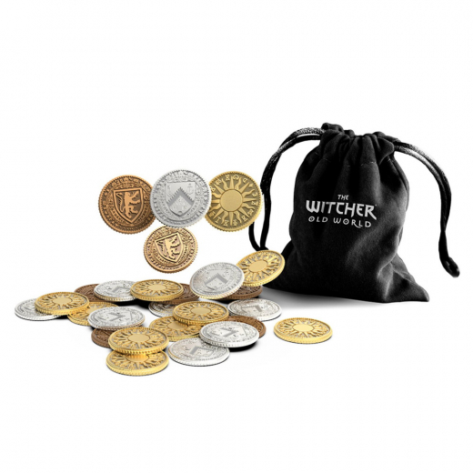 The Witcher: Old World - Metal Coins (Exp.) i gruppen SÄLLSKAPSSPEL / Tillbehör hos Spelexperten (REB98452)